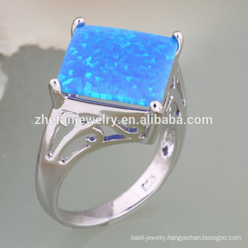 flower modelling design jewelry opal ring